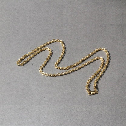 3.0mm 14k Yellow Gold Forsantina Lite Cable Link Chain by Bids.com