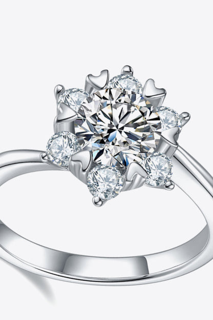 1 Carat Sparkala™ Zircon Ring (Platinum Over Pure Sterling Silver) by Sparkala