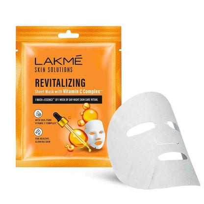 Lakme Skin Solutions Vitamin C - Revitalizing Sheet Mask