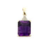Amethyst Diamond Fashion Pendants 10KT Yellow Gold by Bids.com