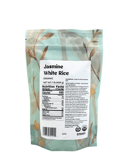 Jasmine Rice, White, Organic by Country Life Natural Foods