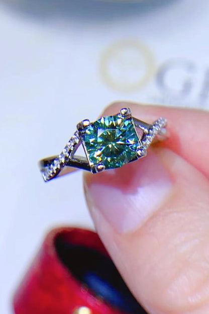 1 Carat Sparkala™ Platinum Over Pure Sterling Silver Ring by Sparkala