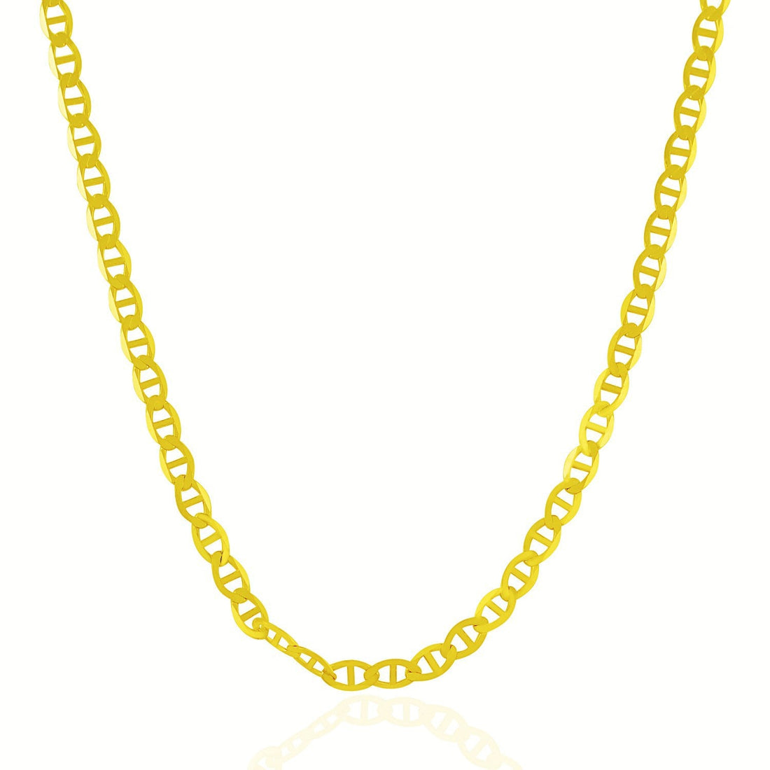 4.5mm 10k Yellow Gold Mariner Link Chain by Bids.com
