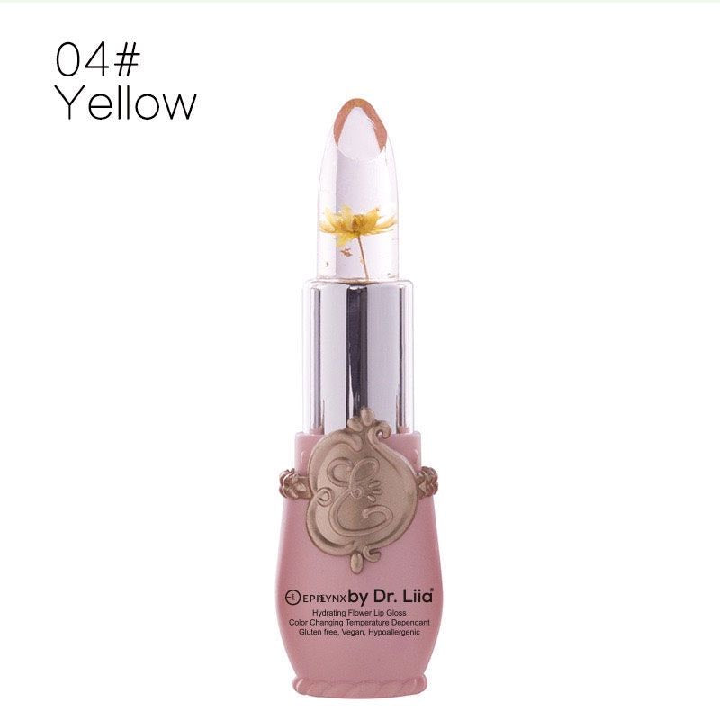Color-Changing Flower Lip Gloss – Vegan, Gluten-Free, Hydrating Lip Balm by EpiLynx