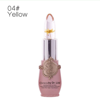 Color-Changing Flower Lip Gloss – Vegan, Gluten-Free, Hydrating Lip Balm by EpiLynx