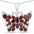 4.90 Carat Genuine Garnet .925 Sterling Silver Pendant by Bids.com
