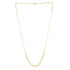 14k Yellow Gold Bead Paperclip Necklace by Bids.com