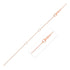 Double Extendable Cable Chain in 14k Rose Gold (0.6mm)  DestGlow