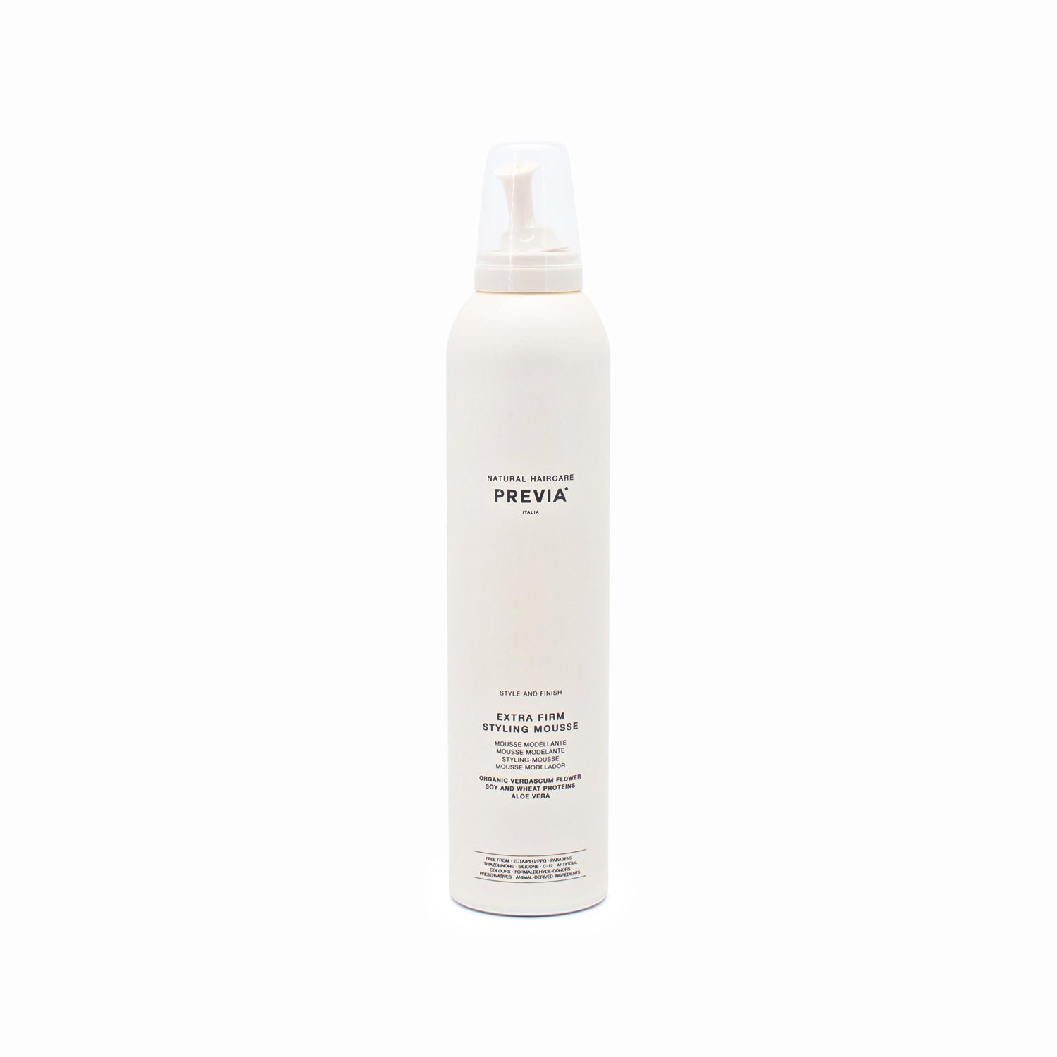 PREVIA Style and Finish Extra Firm Styling Mousse 10.14oz - Imperfect Container by This is Beauty US
