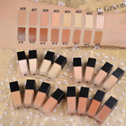 Healthy Skin Full Coverage Matte Foundation with SPF 30 – Vegan, Gluten-Free &amp; Hydrating by EpiLynx