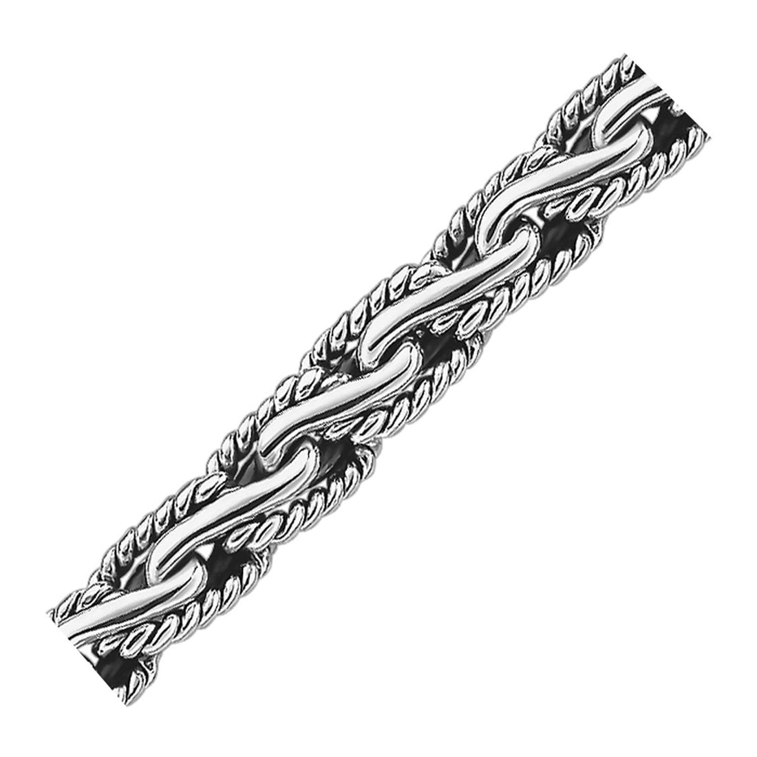 Oxidized Sterling Silver Men&