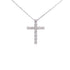 .25ct Diamond Cross Religious Pendant Sterling Silver by Bids.com