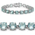31.08 Carat Genuine Blue Topaz .925 Sterling Silver Bracelet  DestGlow
