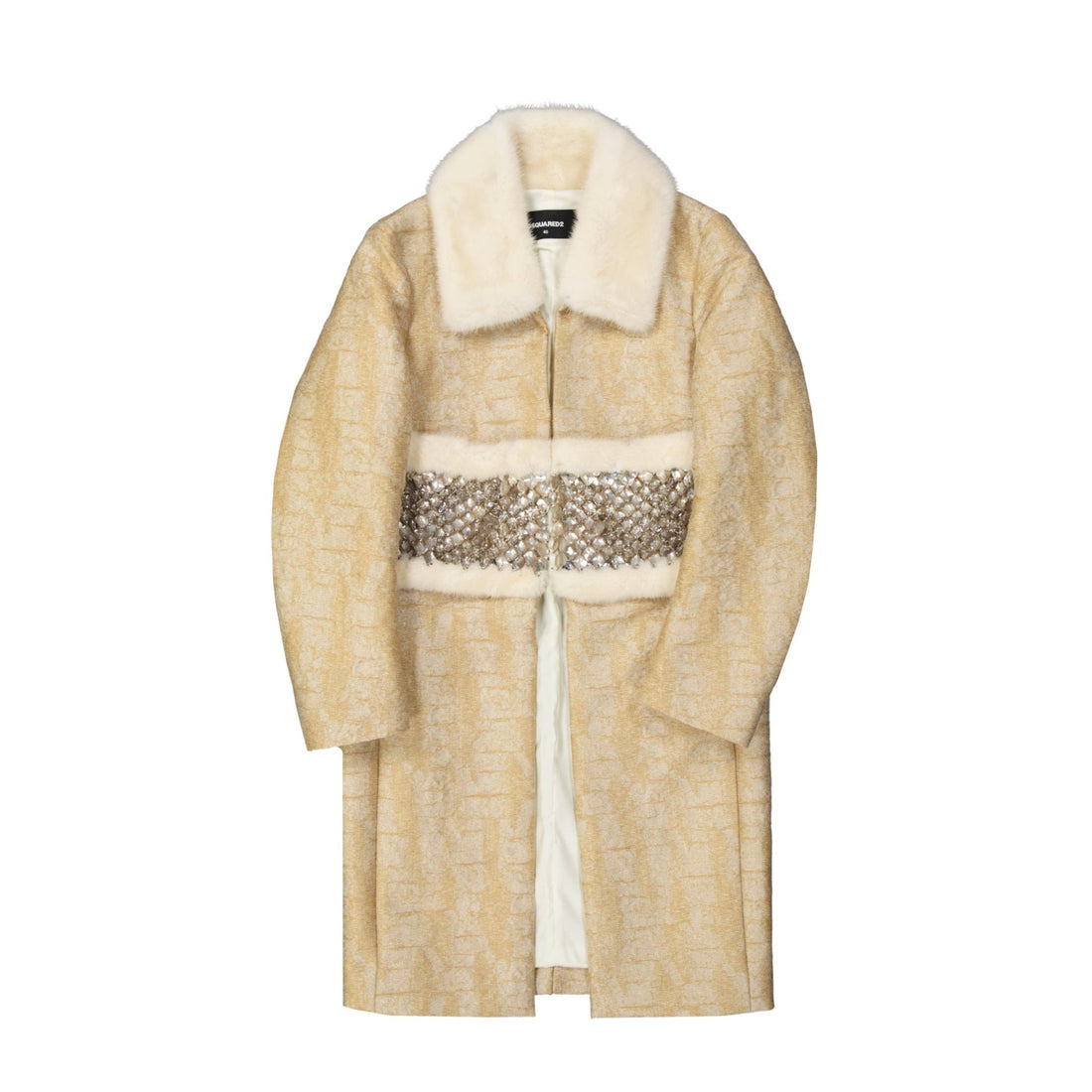 Dsquared2 Crystal Embellished Coat Women by Luosophy