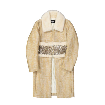 Dsquared2 Crystal Embellished Coat Women by Luosophy