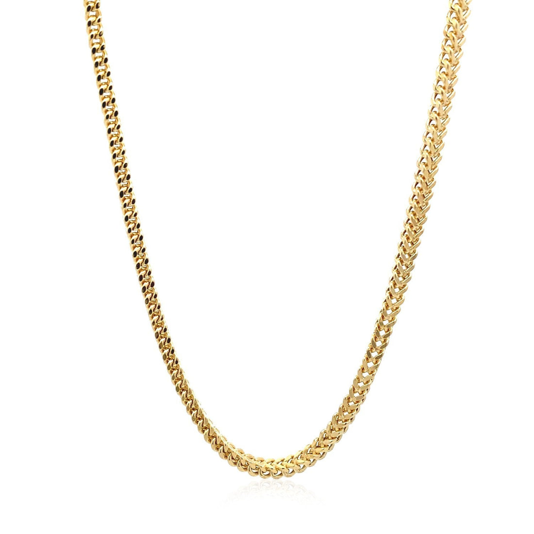 14k Yellow Gold Light Weight Wheat Chain (3.20 mm) by Bids.com