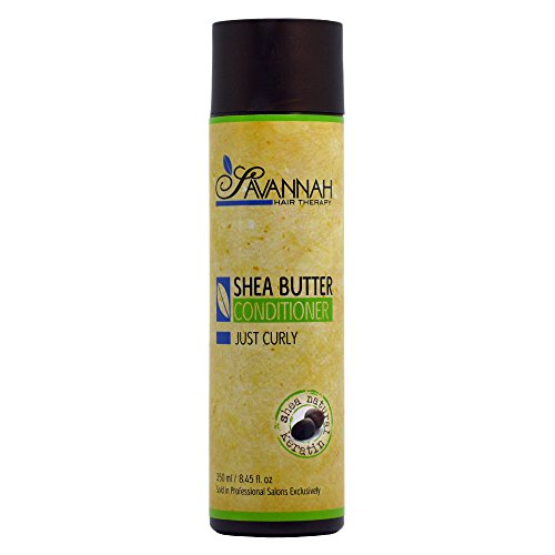Savannah Just Curly Shea Butter Conditioner, 8.45 oz  DestGlow