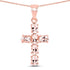 14K Rose Gold Plated 2.58 Carat Genuine Morganite .925 Sterling Silver Pendant  DestGlow