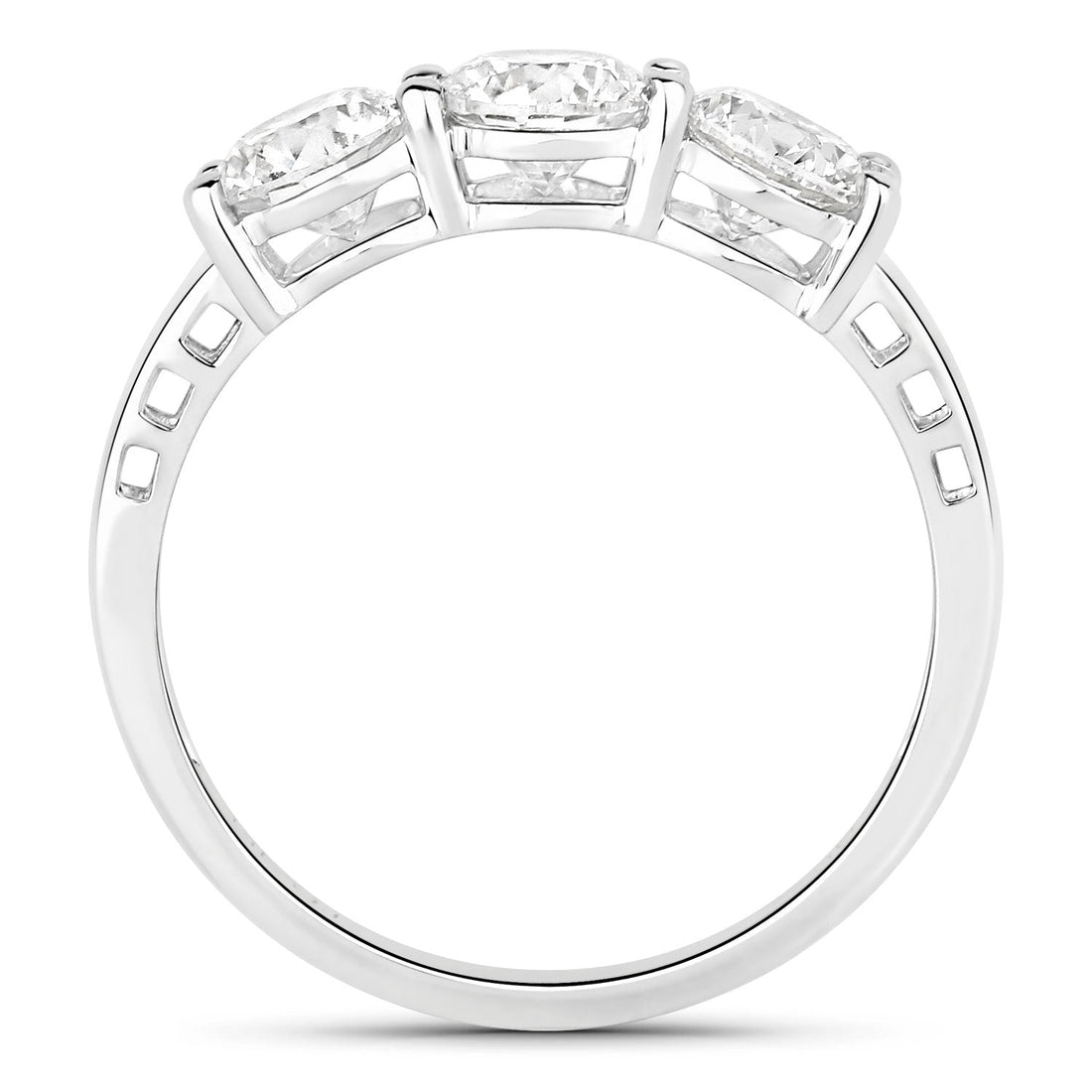 1.50 Carat Genuine Lab Grown Diamond 14K White Gold Ring by Bids.com