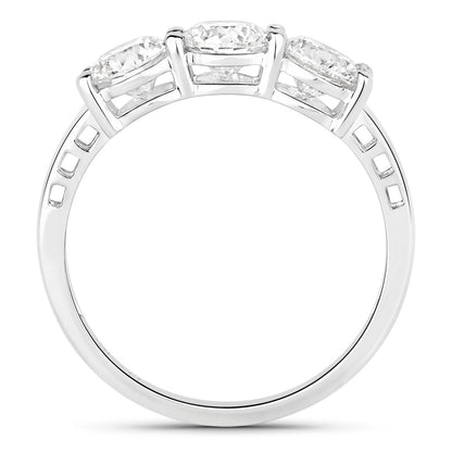 1.50 Carat Genuine Lab Grown Diamond 14K White Gold Ring by Bids.com