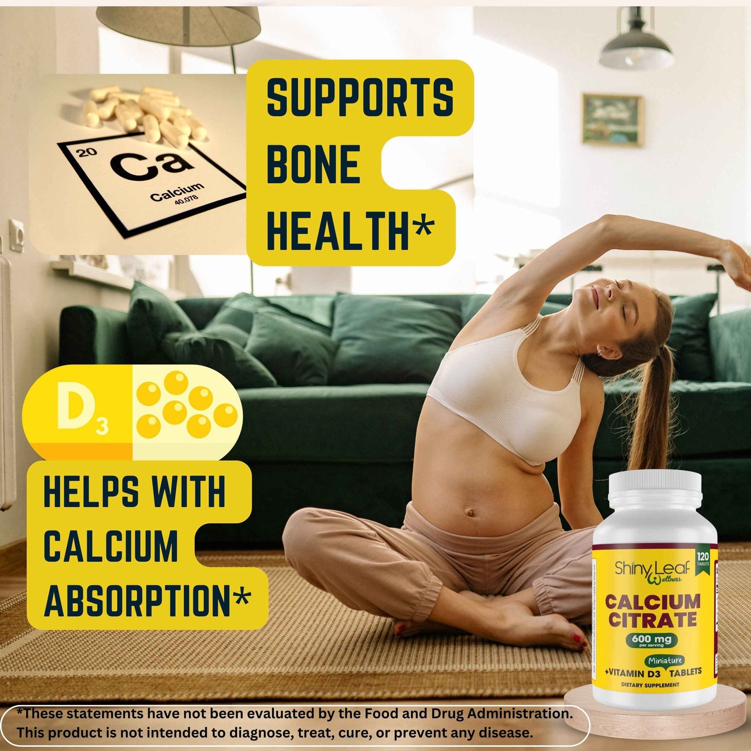 Bariatric Calcium Citrate Minis 600mg Tablets with Vitamin D3