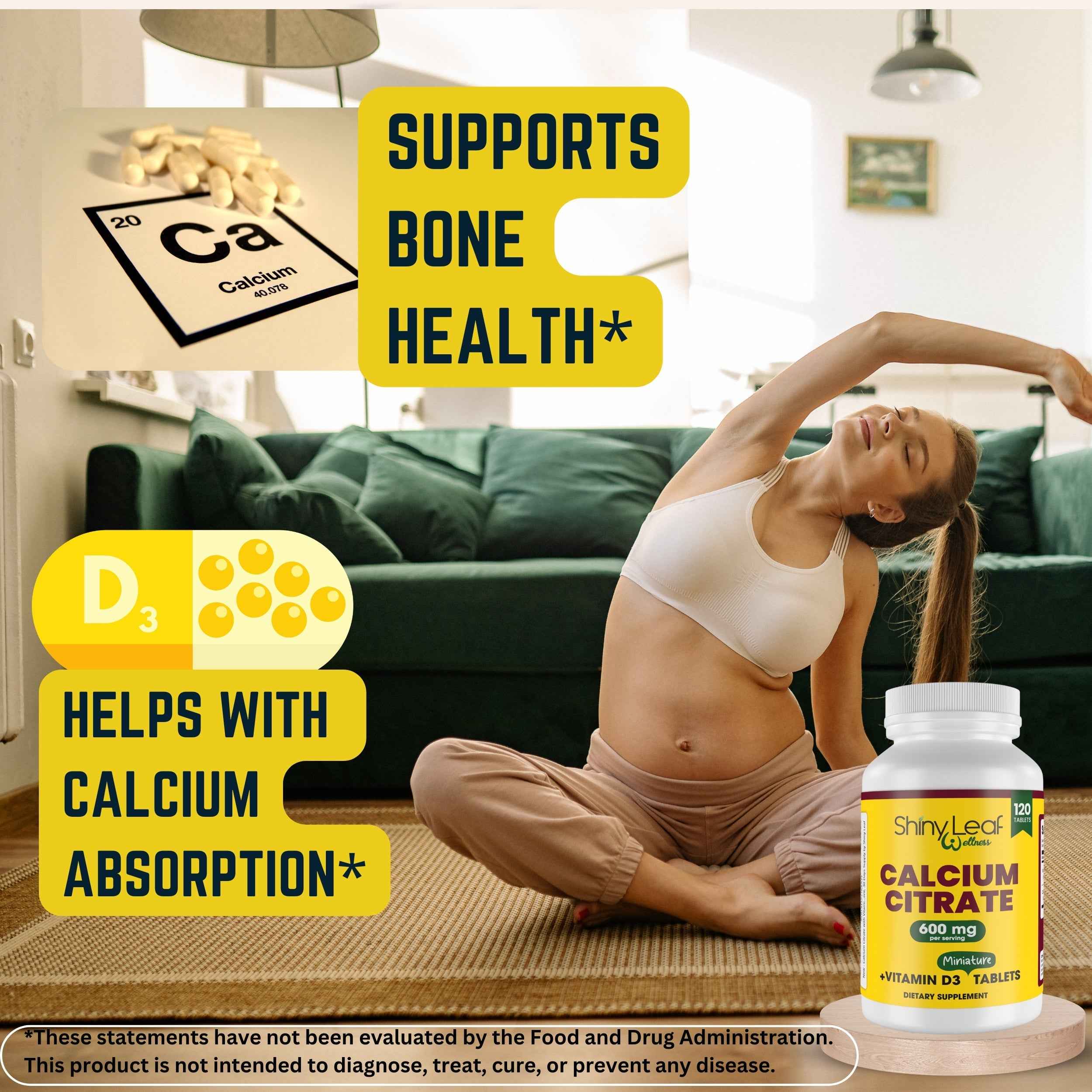 Bariatric Calcium Citrate Minis 600mg Tablets with Vitamin D3