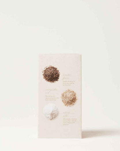 Calming Bath Soak - stress-relief bath salts with calming botanicals, ideal for nightly relaxation and wellness by DestGlow.
