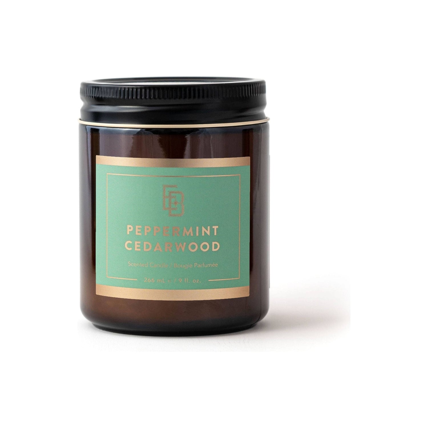 Educated Beards Peppermint &amp; Cedarwood Scented Candle 9 fl.oz