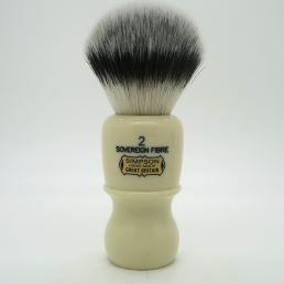 Simpson Captain 2 Sovereign Grade Synthetic Fibre Shaving Brush by Pasteur Pharmacy