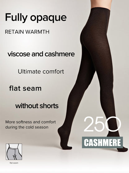 Tights Conte Cashmere 250 Den - Warm Opaque