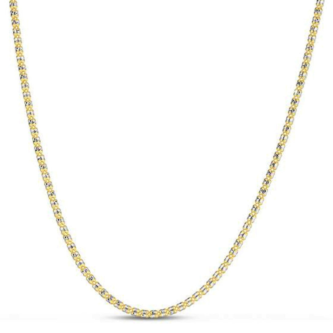 Ice Barrel Chain in 14k Yellow Gold (2.70 mm) by Bids.com