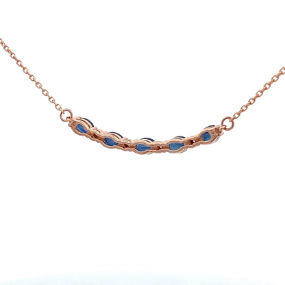 .73ct Sapphire Diamond Fashion Pendants 10KT Rose Gold by Bids.com