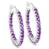 1.44 Carat Genuine Amethyst .925 Sterling Silver Earrings  DestGlow