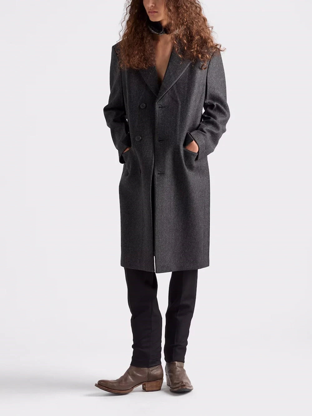 Prada Men Wool Coat by Luosophy