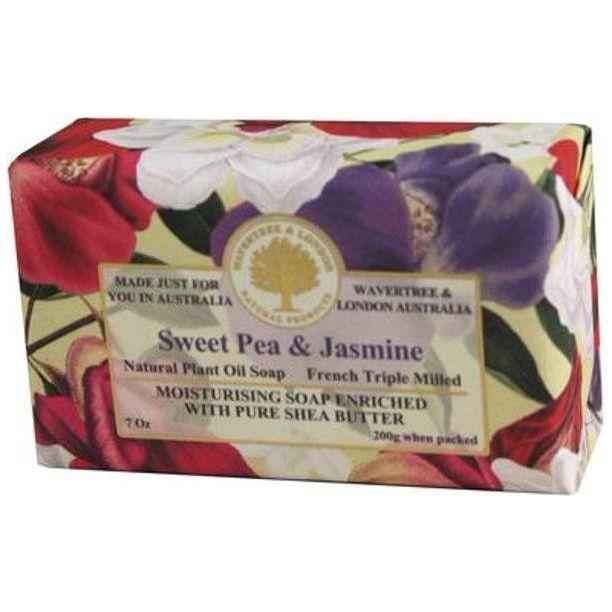 Wavertree &amp; London Sweet Pea &amp; Jasmine Soap 7 Oz