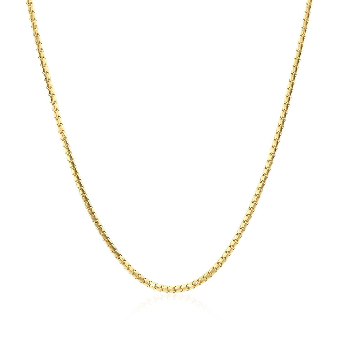 14k Yellow Gold Ice Chain 1.3mm by Bids.com
