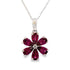 Rhodolite Garnet Fashion Pendants 14KT White Gold by Bids.com