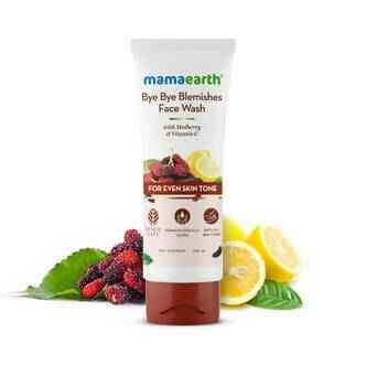 Mamaearth Bye Bye Blemishes Face Wash With Mulberry &amp; Vitamin C For Even Skin Tone