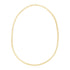 14k Yellow Gold High Polish The Textured Fancy Chain Necklace (4mm) by Bids.com