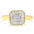 10K Yellow Gold Diamond Cocktail Ring (1/2 Cttw, I-J Color, SI2-I1 Clarity) - Size 6 by Bids.com