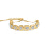 14k Yellow Gold Plated .925 Sterling 5/8 Cttw Diamond Composite Cushion Frame 4â€-10â€ Adjustable Bolo Bracelet (G-H Color, I1-I2 Clarity) by Bids.com