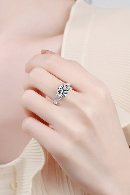 Beautiful Day 3 Carat Brilliant Round Cut Sparkala™ Ring by Sparkala