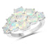 2.16 Carat Genuine Ethiopian Opal .925 Sterling Silver Ring  DestGlow