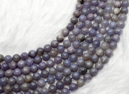 Blue Lepidolite A Grade 6mm, 8mm, 10mm Round Beads  DestGlow