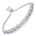 1.10 Carat Genuine Tanzanite .925 Sterling Silver Bracelet by Bids.com