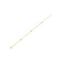 14k Yellow Gold Pearl Clover Bracelet by Bids.com