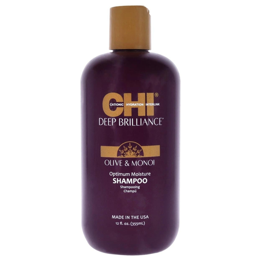 CHI Deep Brilliance Optimum Moisture Shampoo, 12 oz - DestGlow