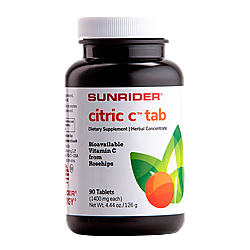 NOW AVAILABLE Citric C Tab | Chewable Vitamin C + Rose Hips by Sunrider