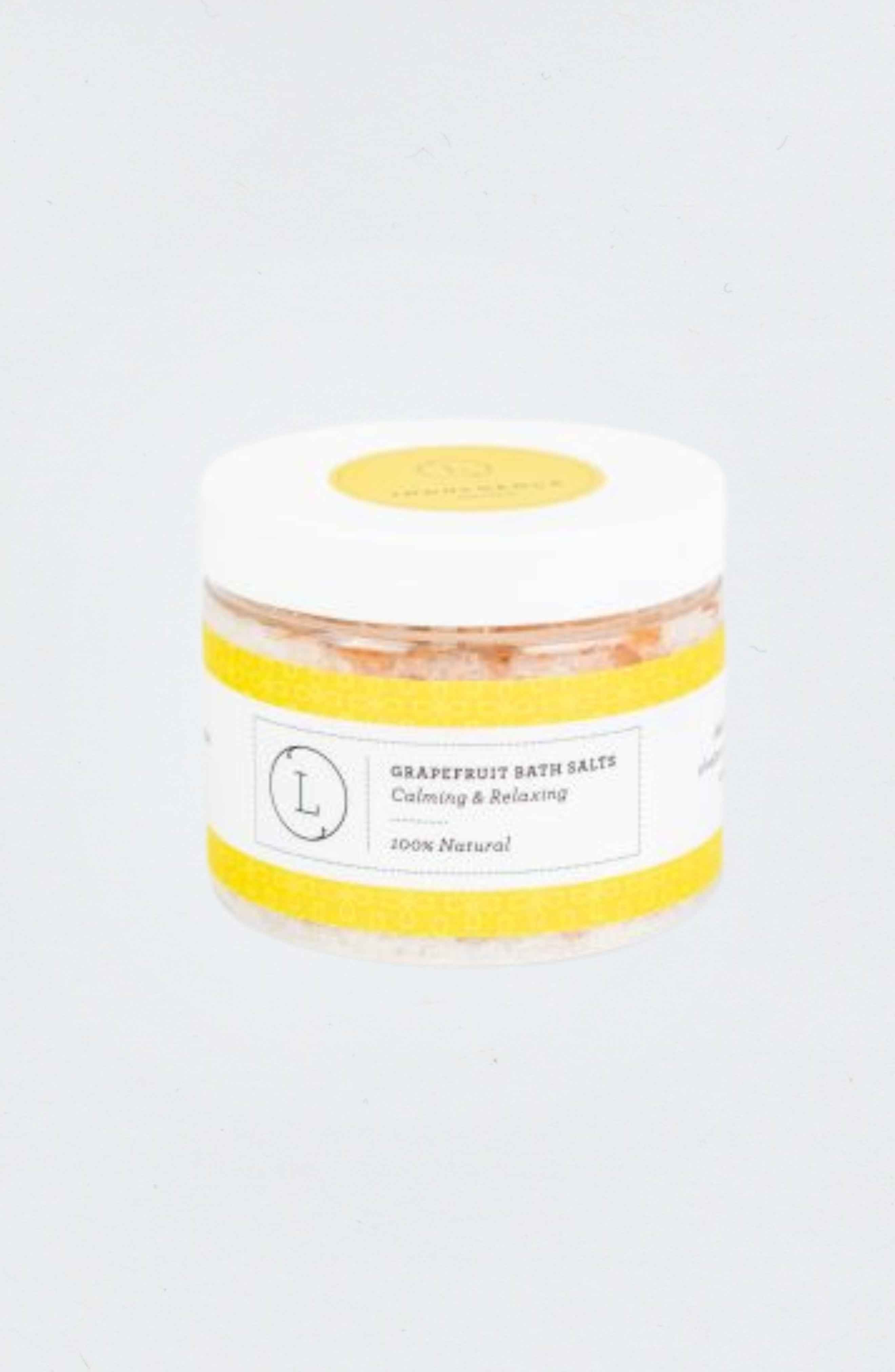 Grapefruit Natural Bath Salt Soak with Dead sea, Epsom and Himalayan salts