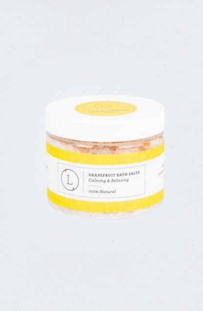 Grapefruit Natural Bath Salt Soak with Dead sea, Epsom and Himalayan salts